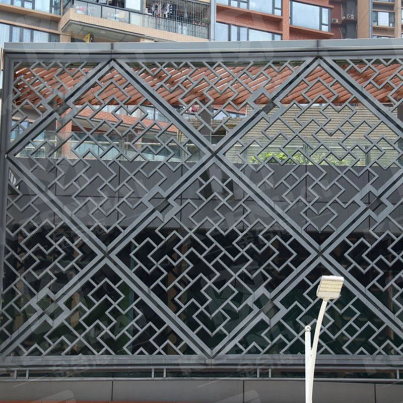 Aluminijasta zunanja zaslonska pregrada